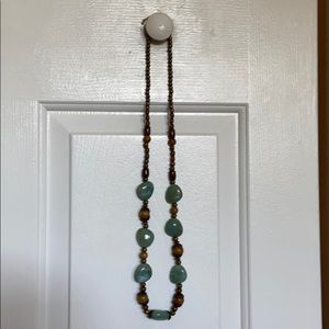 Wood and Stone Necklace